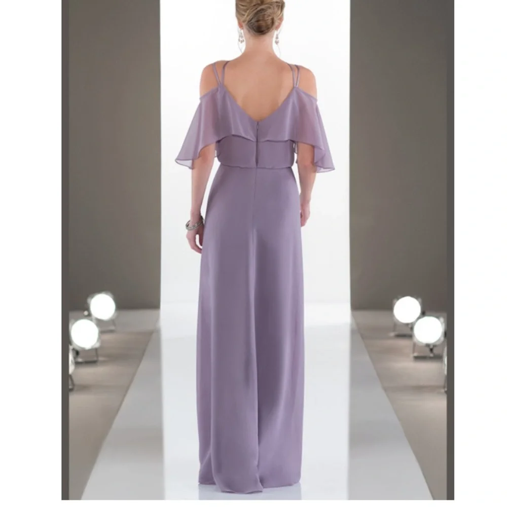 🔴CLEARANCE NEW SORELLA VITA SZ 10 DUSTY ROSE CHIFFON FORMAL EVENING GOWN